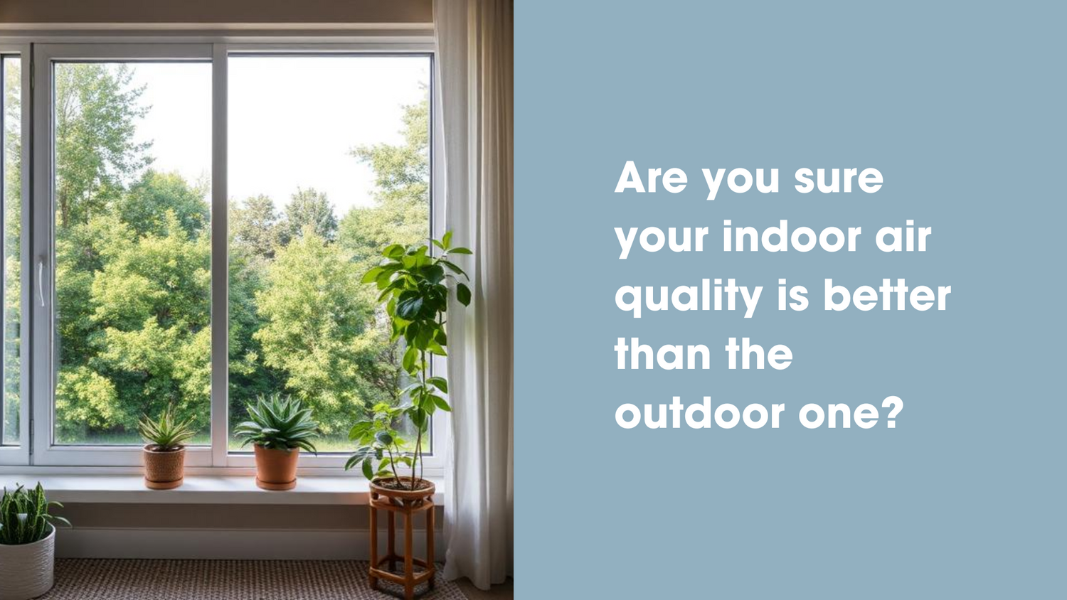 La qualità dell'aria che respiri all'interno degli edifici è migliore o peggiore di quella esterna?